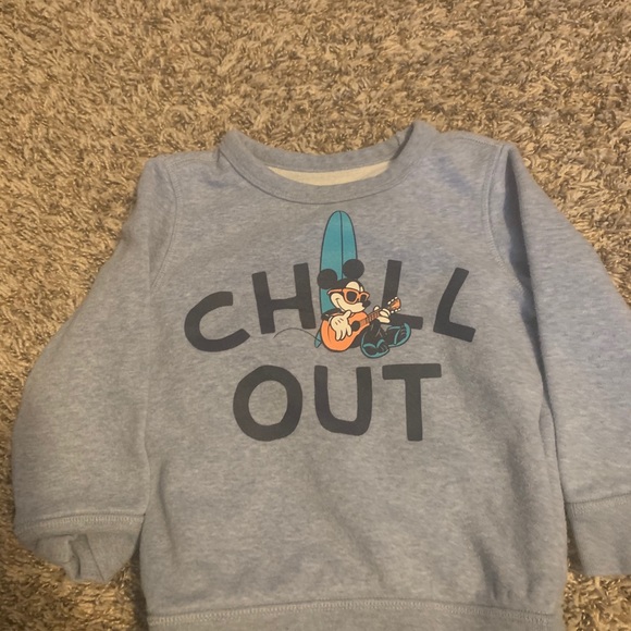 Boys 3t Gap Kids Mickey Sweatshirt - Picture 3 of 4